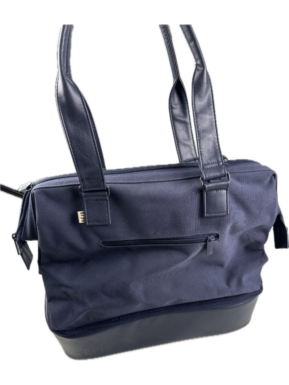 BEIS The Weekender Bag in Navy Blue Travel Tote - Picture 6 of 12